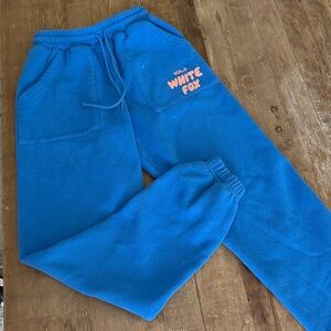 White Fox Boutique Vibrant Blue Sweatpants